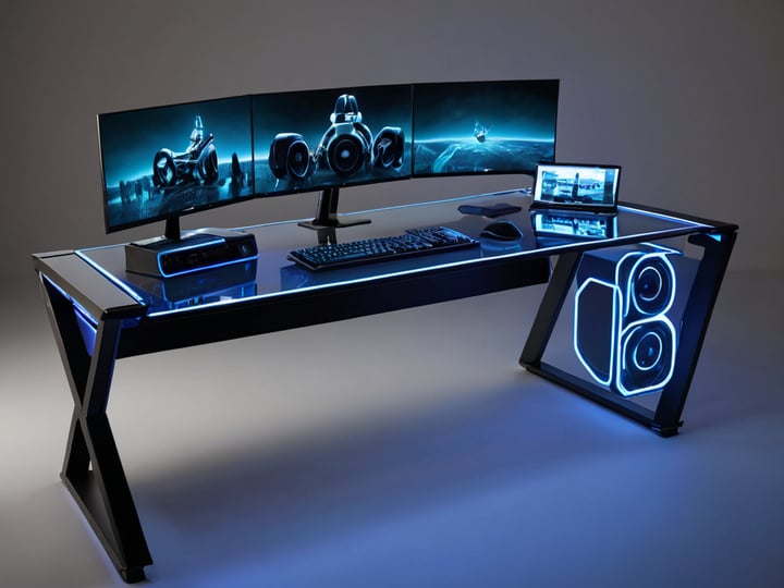 Glass Gaming Desks-5