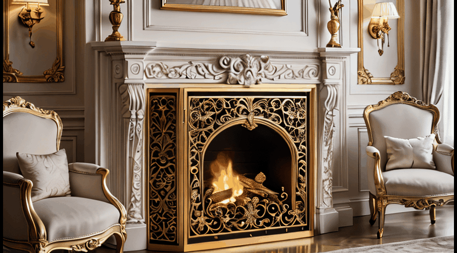 Our gold fireplace screen roundup examines the most luxurious and durable options available.