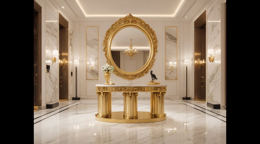 Explore the stunning collection of gold mirrors in this roundup, featuring a variety of styles and sizes to enhance the elegance and sophistication of your home decor.