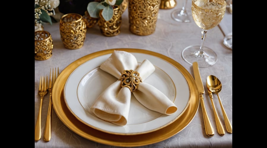 Find the perfect gold napkin rings for your special event with our comprehensive guide to the best options available, featuring elegant designs and durable finishes.