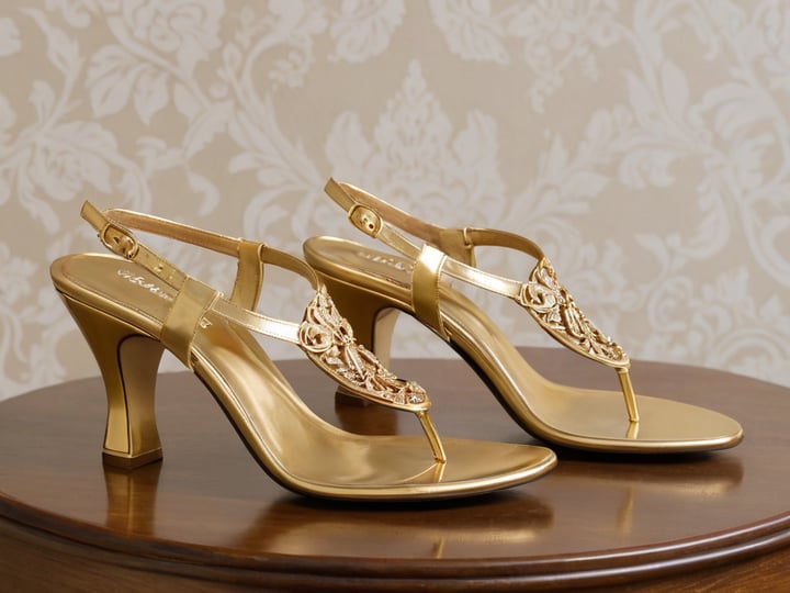 Gold-Thong-Sandals-Heels-3