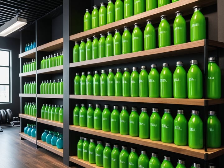 Green Water Bottles-2