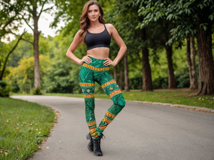 Green-Flare-Leggings-2