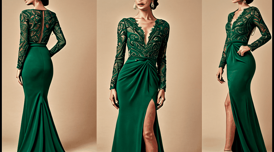 Green Long Sleeve Dresses