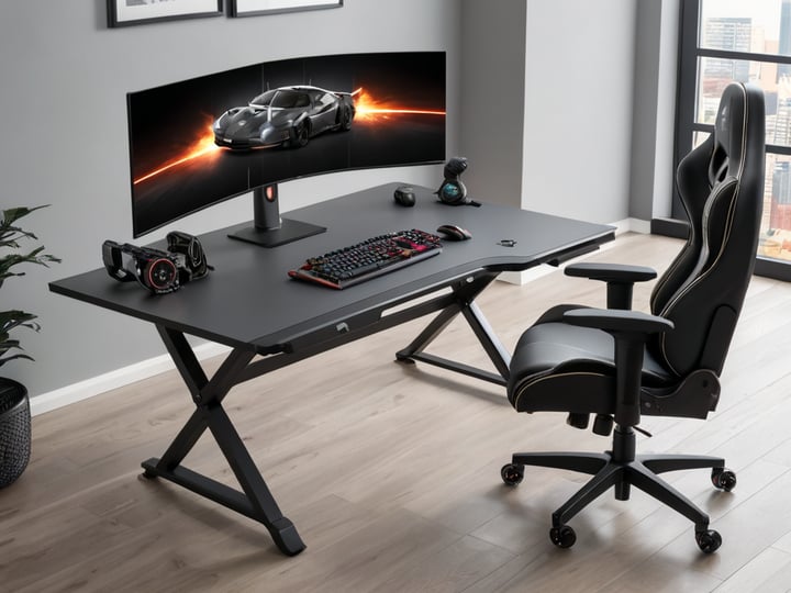 Grey Gaming Desks-2
