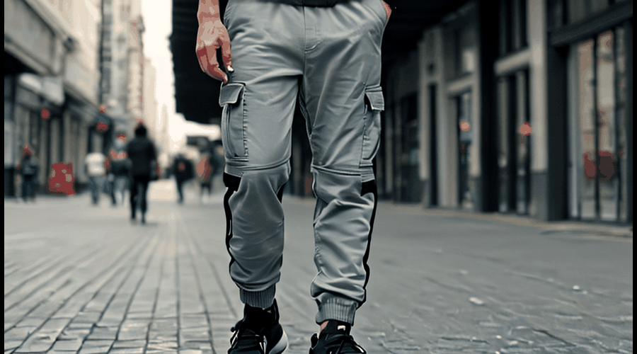 Grey Cargo Joggers