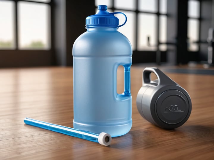 Half Gallon Water Bottle with Straw-3
