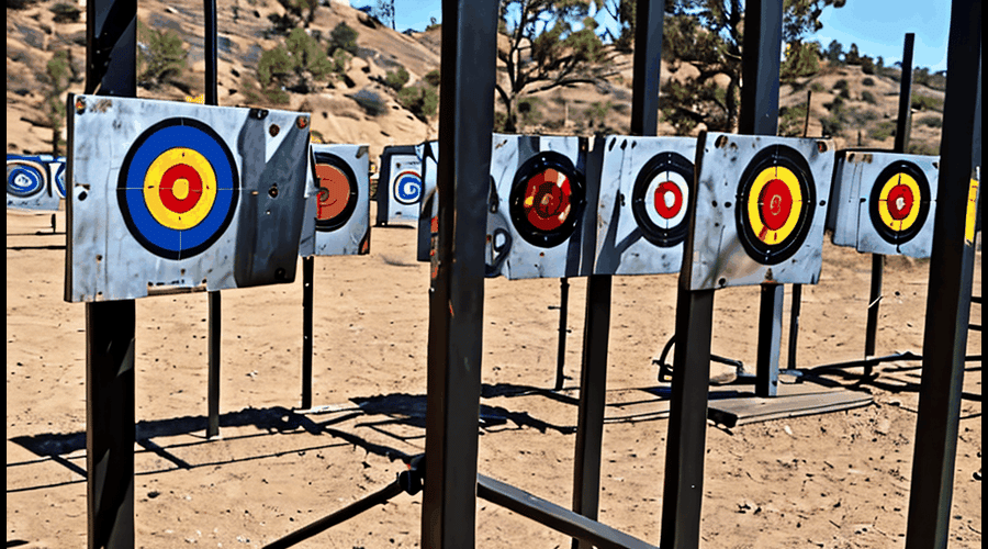 Find the right hanging steel target for your shooting range with our comparison of durable, long-lasting targets that resist corrosion and impact damage.