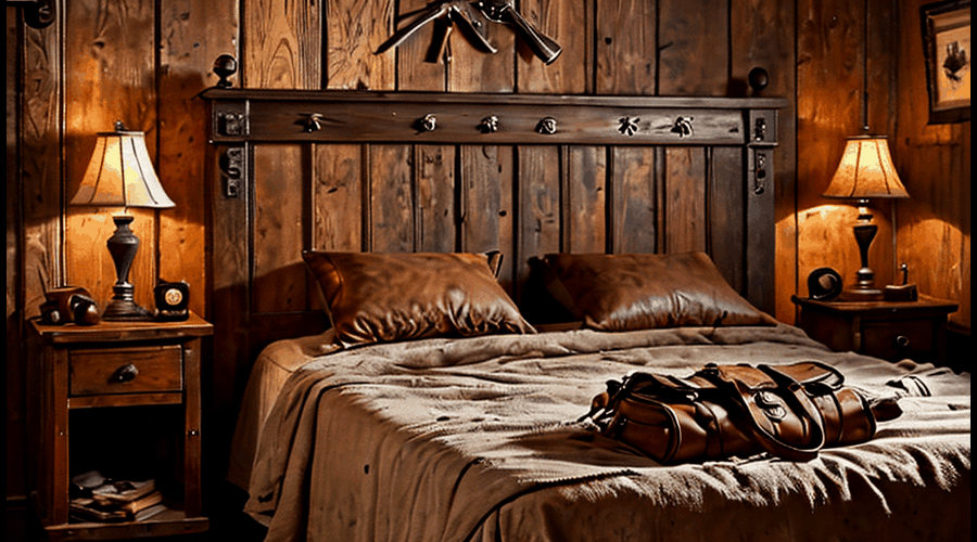 Gun enthusiasts who want both concealment and functionality will appreciate these headboards that double as weapons storage. Our recommended models securely house firearms while maintaining a clean, decorative profile for your bedroom.