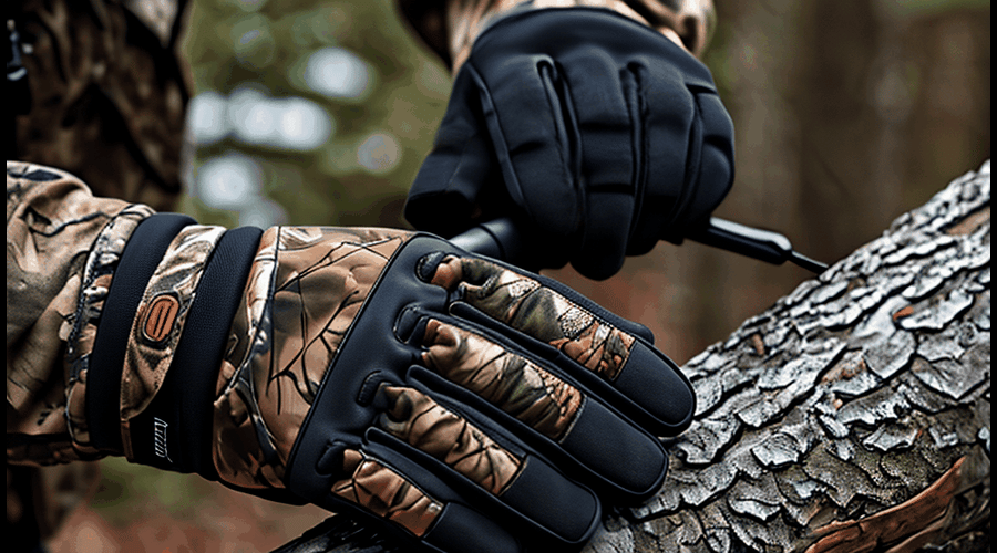 Our heated hunting gloves keep your hands warm in the cold outdoors, with features like touchscreen compatibility and adjustable heat settings.