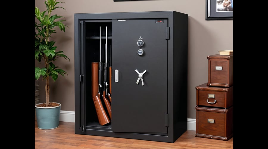 Our comprehensive guide evaluates the top home gun safes, comparing security features, size options, and accessibility to help you choose the right safe for your firearms storage needs.