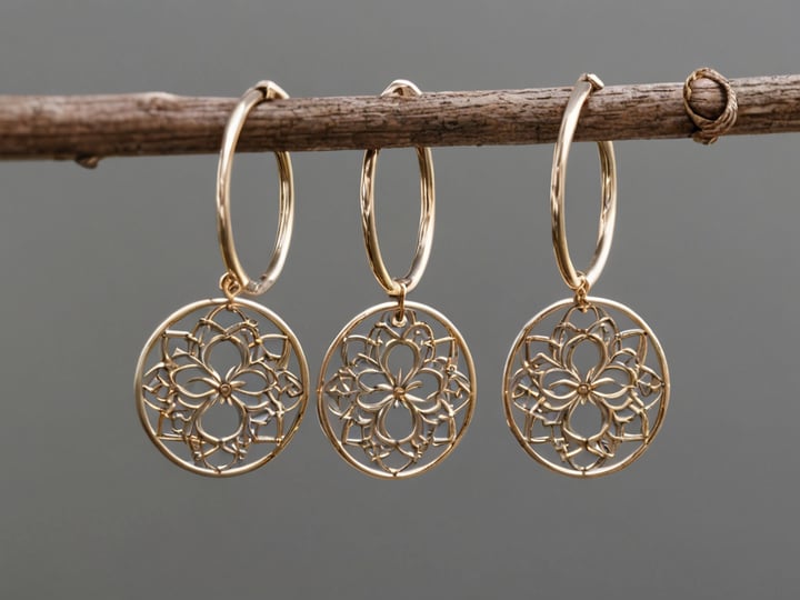 Hoop-Earrings-With-Charm-3