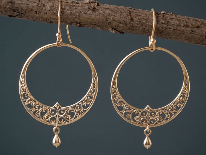 Hoop-Earrings-With-Charm-4