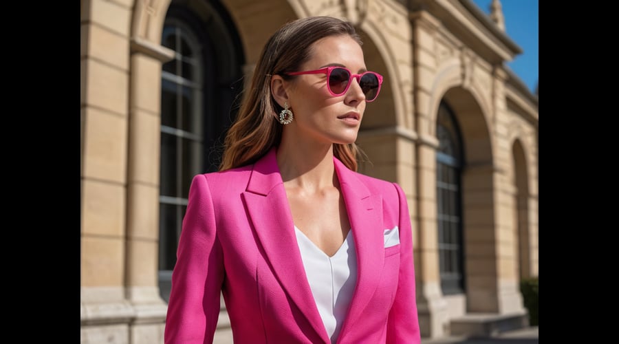 Our hot pink blazers are designed to turn heads while maintaining professional attire. Each blazer combines eye-catching color with classic tailoring, perfect for adding a bold statement to your wardrobe.