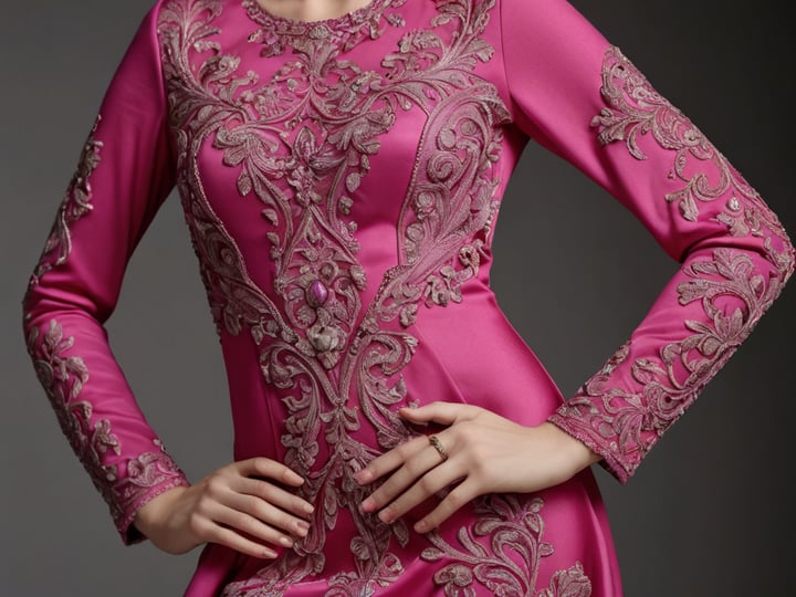 Hot-Pink-Long-Sleeve-Dresses-5
