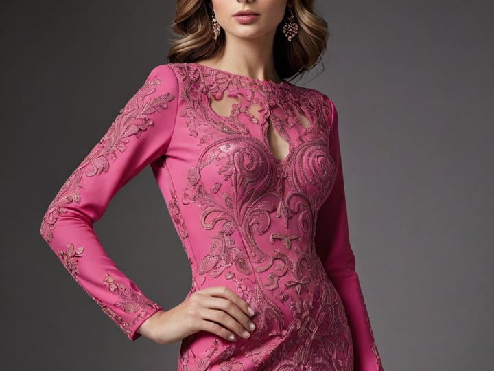 Hot-Pink-Long-Sleeve-Dresses-6