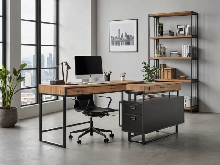 Industrial-Desk-With-Drawers-2