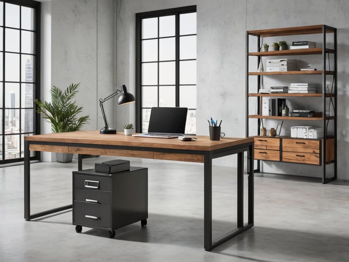 Industrial-Desk-With-Drawers-3