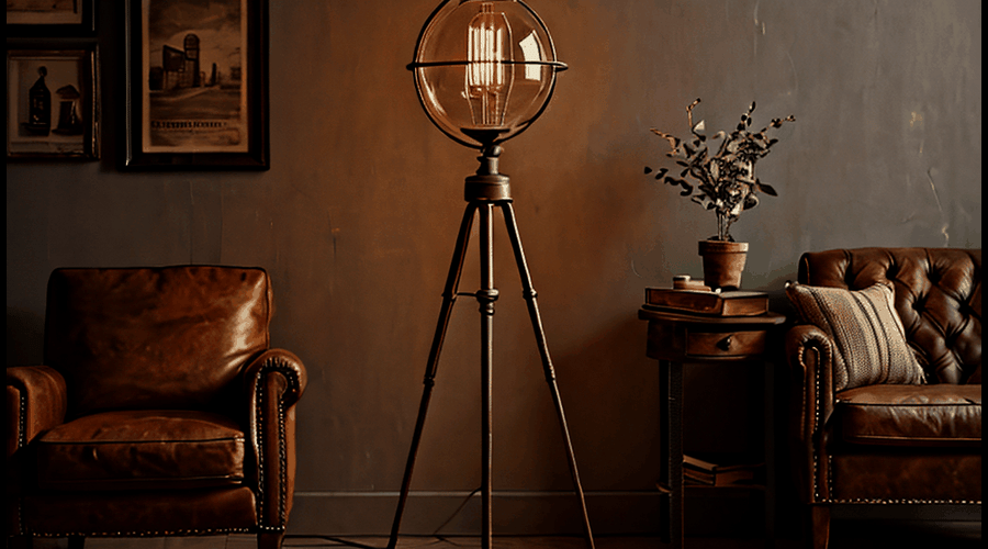 An industrial floor lamp combines robust construction with versatile lighting, perfect for both commercial and residential spaces. Our recommended models feature adjustable arms, diffused lighting options, and metal finishes that stand up to heavy use.