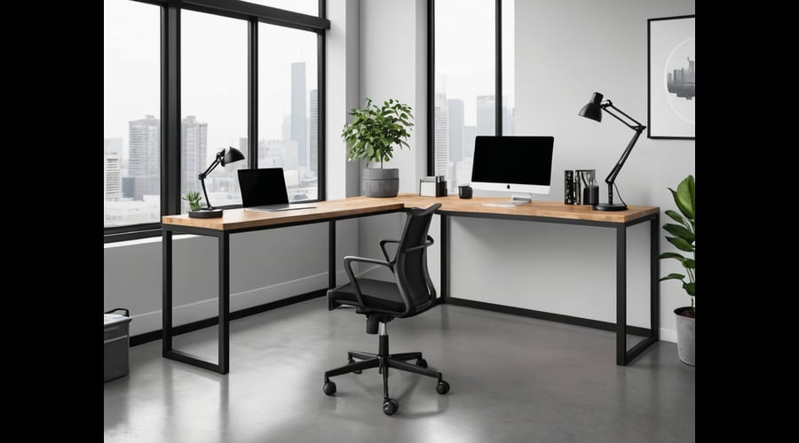 Our industrial L-shaped desk roundup showcases durable, space-efficient designs perfect for workshops and home offices. Each desk combines robust construction with open storage options, making them ideal for multitasking and heavy-duty use.