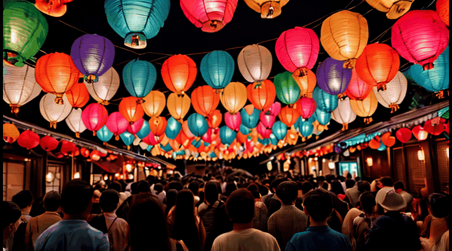 A curated selection of traditional Japanese paper lanterns, featuring handmade craftsmanship and authentic designs.