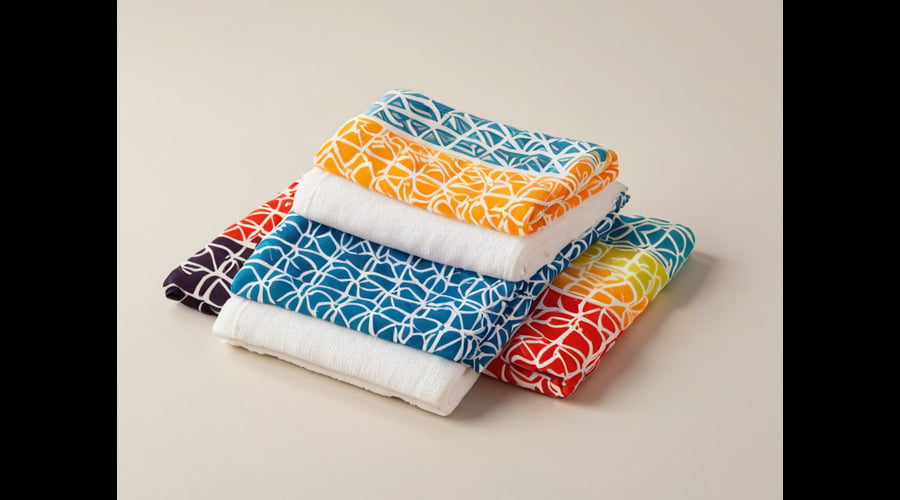 Superabsorbent Japanese waffle towels that retain their shape and prevent wrinkles, available in various pack sizes.