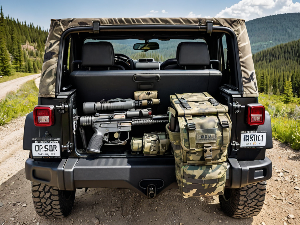 Jeep Wrangler Gun Holsters-2