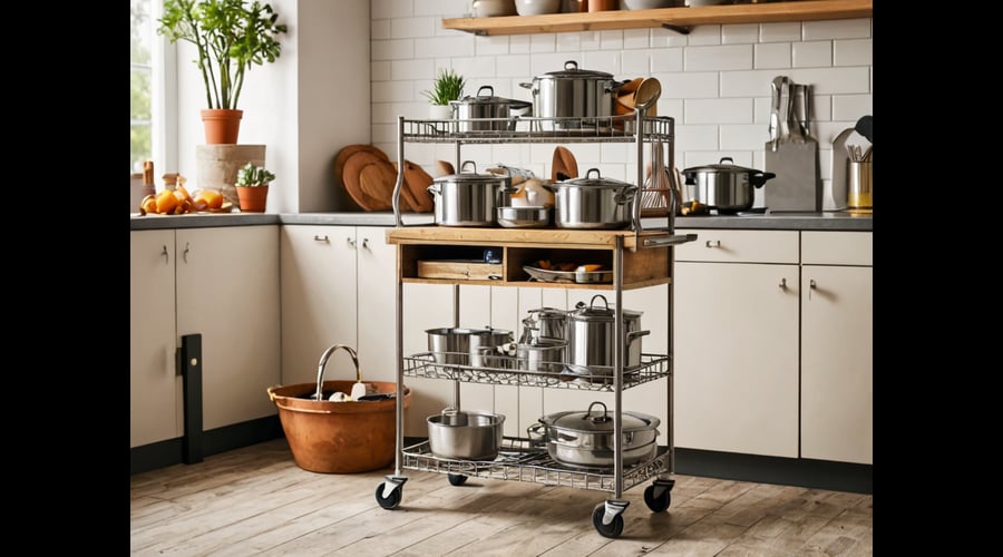 Rolling Kitchen Storage: Our Top 43 Wheeled Carts for Easy Access