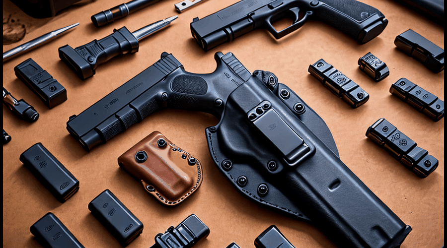 Find the right Kydex holster components for your firearm with our comparison of popular holster suppliers, featuring detailed reviews of their products and services.