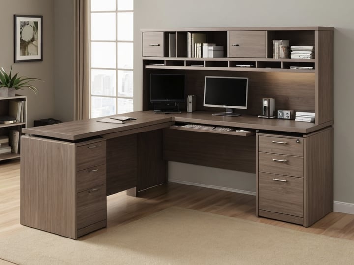 L-Shaped-Computer-Desk-With-Hutch-2