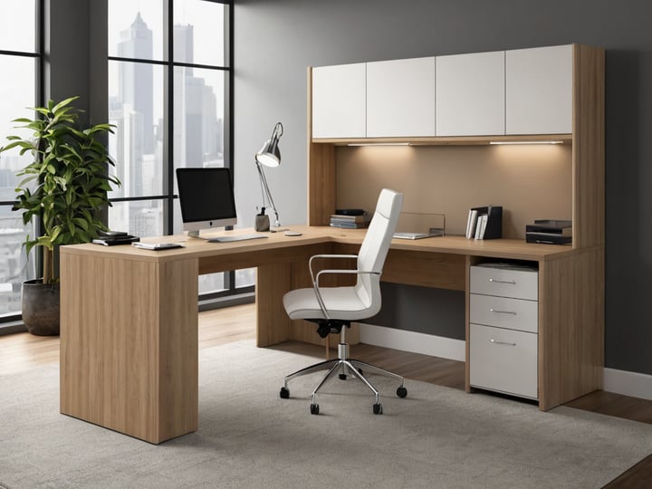 L-Shaped-Computer-Desk-With-Hutch-5