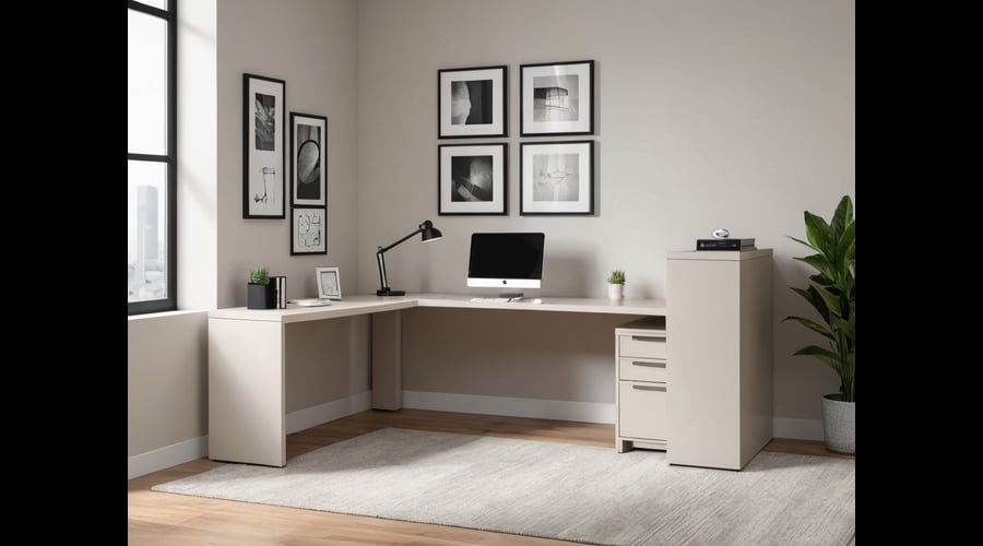 Corner desk options that maximize space with an L-shaped design, featuring organizational features and ergonomic considerations for home or office use.