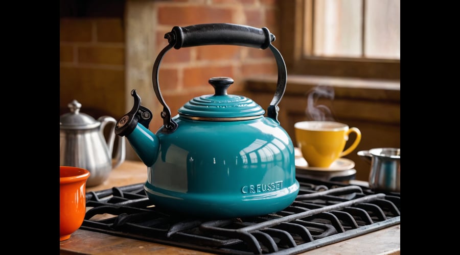 Discover the ultimate tea brewing experience with Le Creuset's expertly crafted tea kettles, offering unparalleled quality and design in our comprehensive roundup article.