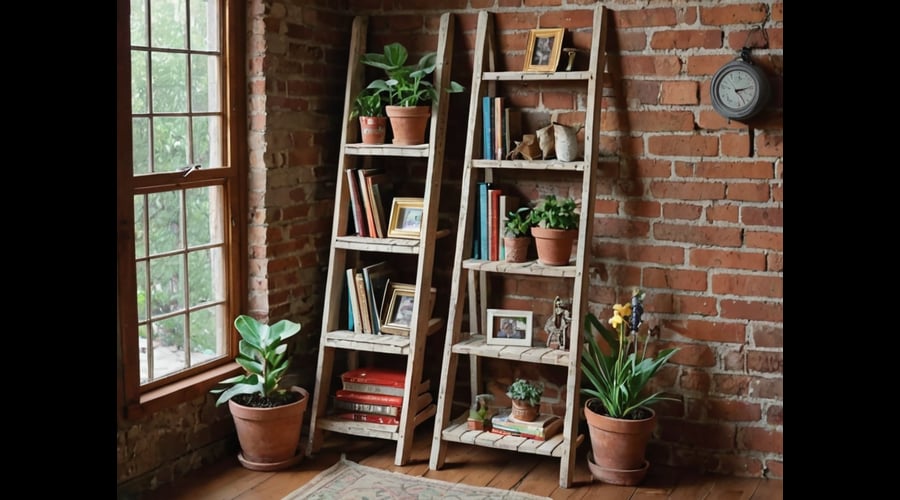 Explore a curated selection of leaning ladder shelves, perfect for storage and organization in various spaces, in this comprehensive roundup article. Discover the best options for a versatile and stylish solution.