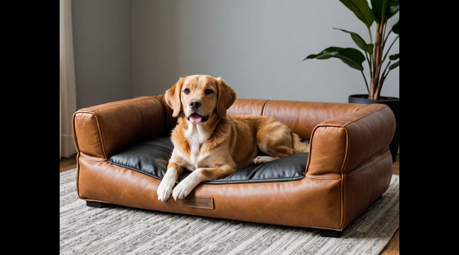 Find the perfect leather couch for your dog with our curated selection of durable, high-quality options.