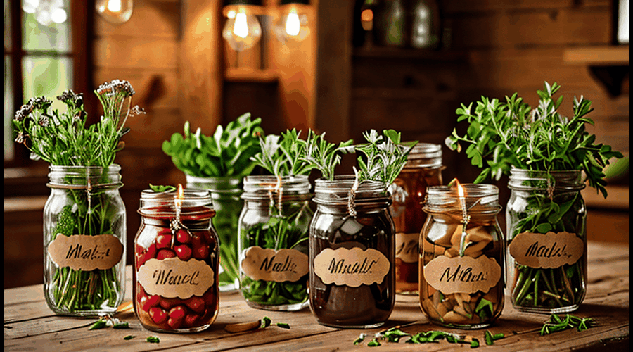 This curated selection of lidded glass jars combines elegant design with practical functionality, featuring durable glass construction and secure screw-on lids.