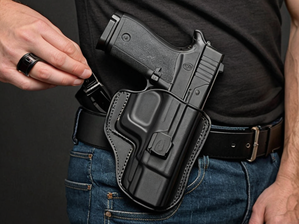 Locking Gun Holsters for Cars-5