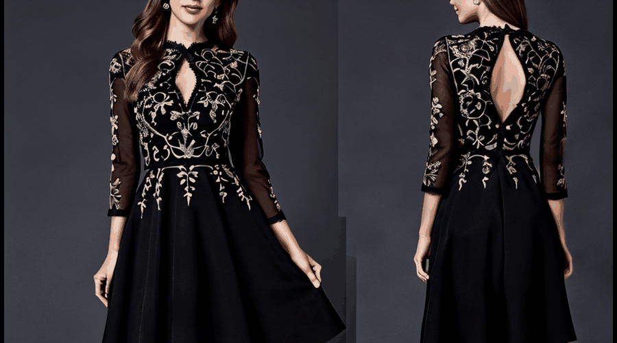 Long Sleeve Black Cocktail Dresses