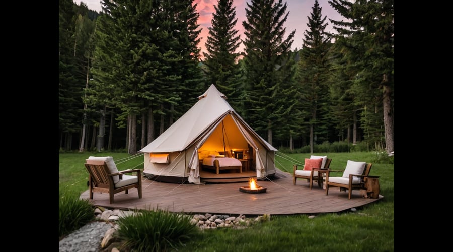 Discover the ultimate luxury camping experience with this curated roundup of the top-of-the-line camping tents, featuring the finest materials and innovative design for unparalleled comfort and style.