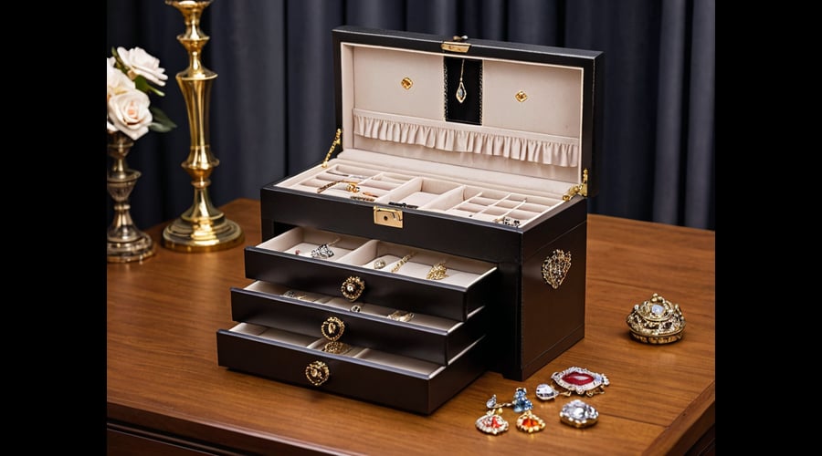 Discover the opulence of luxury jewelry boxes in this exclusive roundup, featuring an exquisite collection of sophisticated and elegantly designed boxes to store and showcase your precious jewelry pieces.