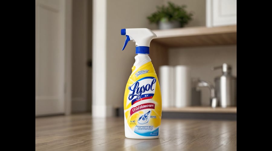 Discover the top Lysol disinfectant sprays, providing effective and reliable solutions for keeping your home clean and germ-free.