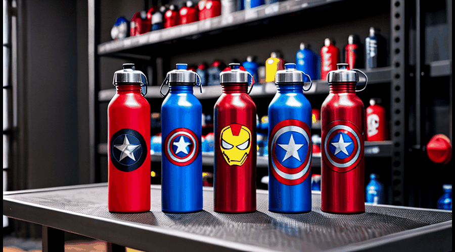 Discover a stunning collection of Marvel-inspired water bottles designed to bring your favorite characters to life while staying hydrated. Perfect for fans of all ages, our roundup presents a diverse range of sizes, designs, and materials to suit your lifestyle preferences.