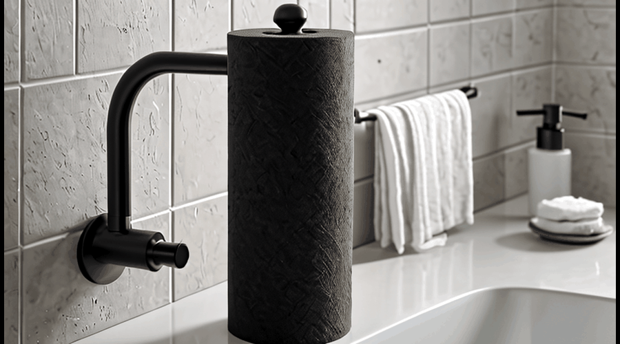 Explore the top matte black paper towel holders, perfect for enhancing your kitchen's aesthetic while providing essential functionality.