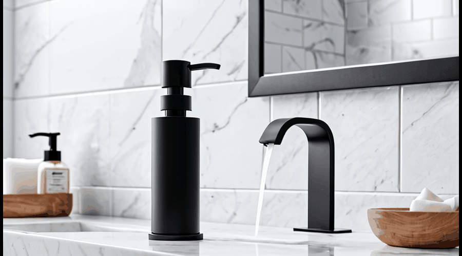 Explore the top matte black soap dispensers on the market, designed with modern aesthetics and functionality in mind, perfect for your bathroom or kitchen.