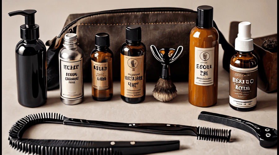 Discover the ultimate men's beard grooming kit, featuring top-rated products and essential tools to keep your beard looking clean, healthy, and well-groomed.