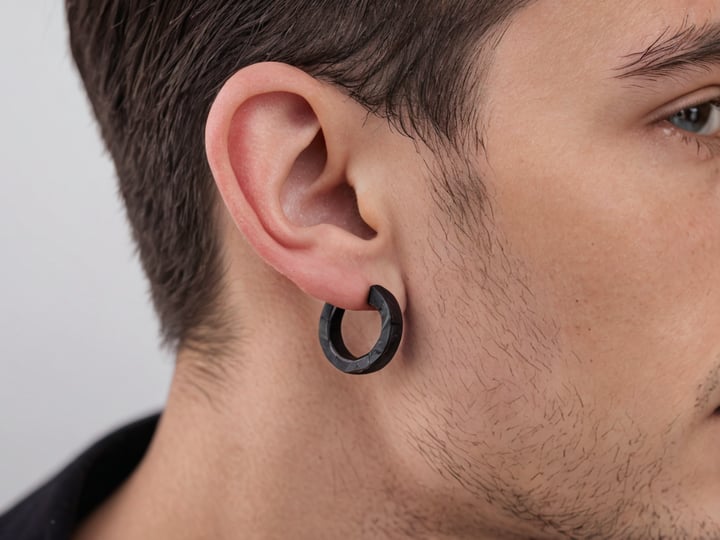 Mens-Black-Hoop-Earrings-6