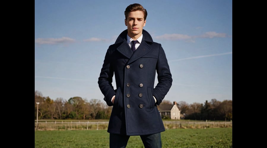 Discover the ultimate collection of stylish and durable men's pea coats, featuring a variety of fits, colors, and materials to keep you warm and looking sharp this season.