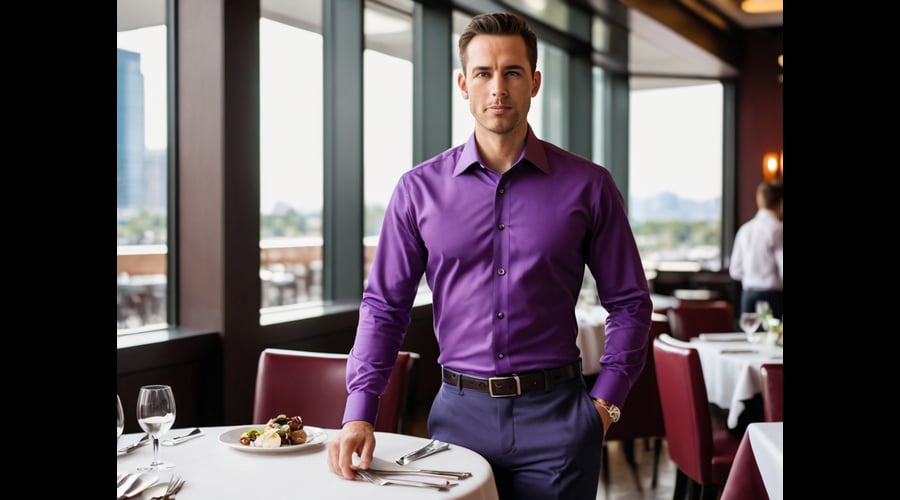 Our men's purple shirts combine stylish design with comfortable fit, featuring options for every occasion from casual wear to dressy events.