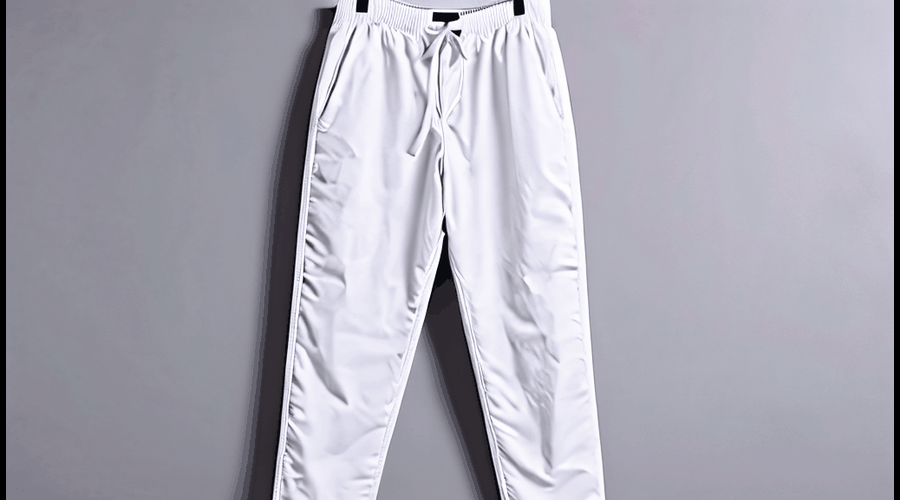 Mens White Parachute Pants
