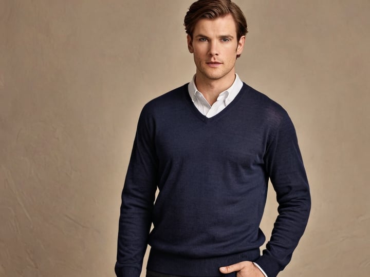 Merino-Wool-V-Neck-Sweaters-2